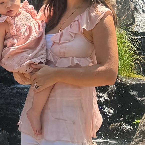 Light pink Rebecca Taylor top - Picture 3 of 3